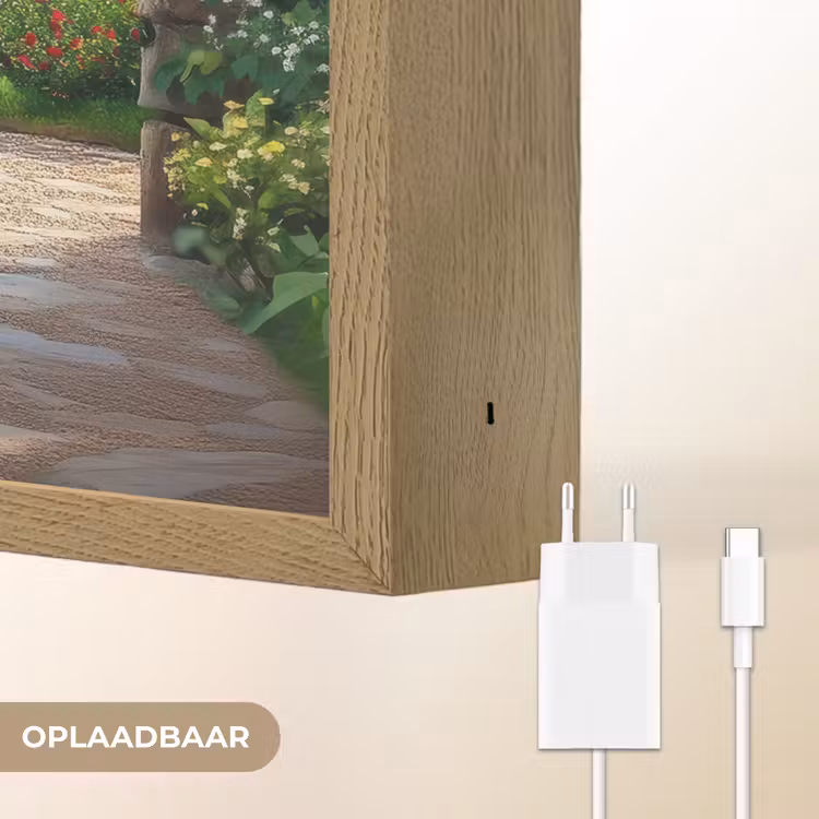 Lightbox - Wandlamp - Doorkijk - Landschap - Bloemen - Pad - Uitzicht — 6
