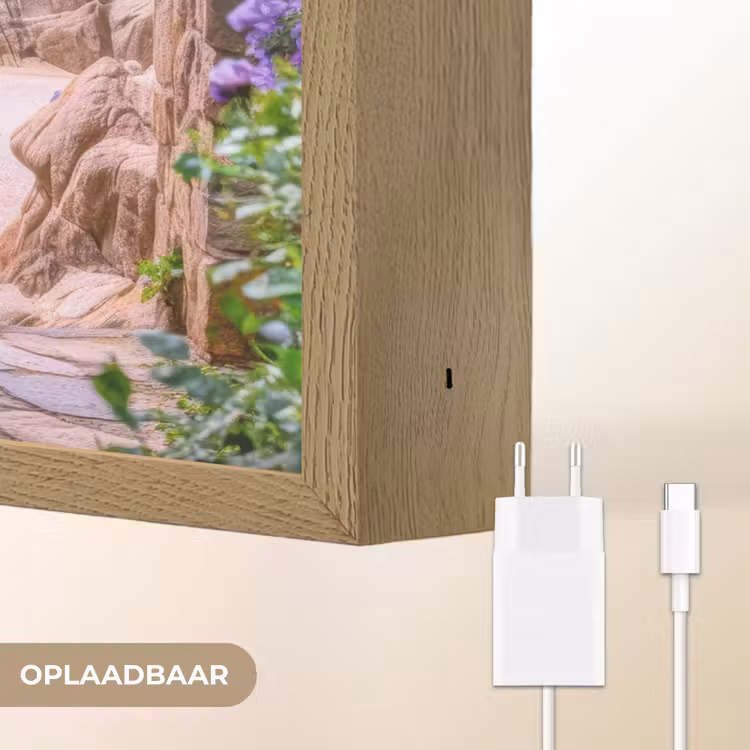 Lightbox - Wandlamp - Doorkijk - Poort - Zee - Strand - Rotsen — 6