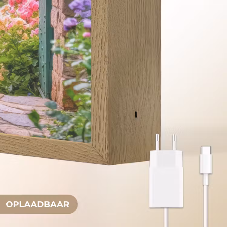 Lightbox - Wandlamp - Doorkijk - Vuurtoren - Bloemen - Uitzicht — 6