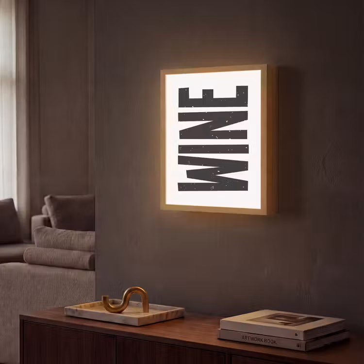Lightbox - Wandlamp - Vintage - Japandi - Wine - Decoratie — 2
