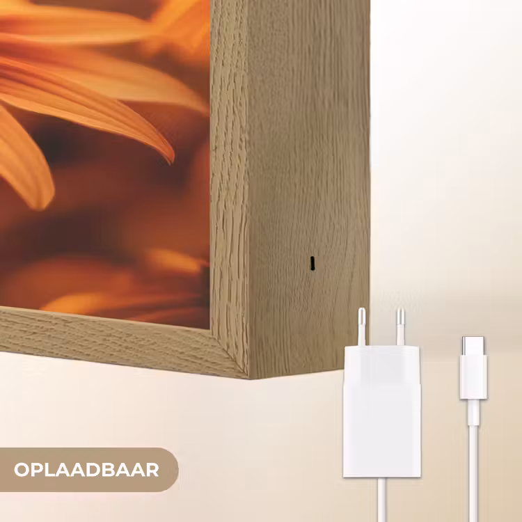 Lightbox - Wandlamp - Vlinder - Bloemen - Oranje — 7