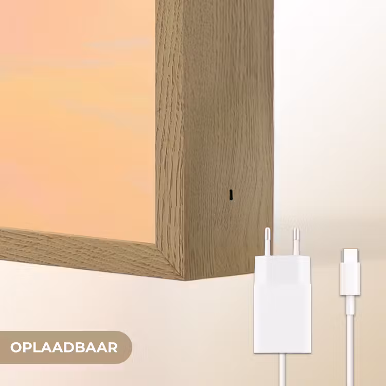 Lightbox - Wandlamp - Croissant - Strik - Roze — 7