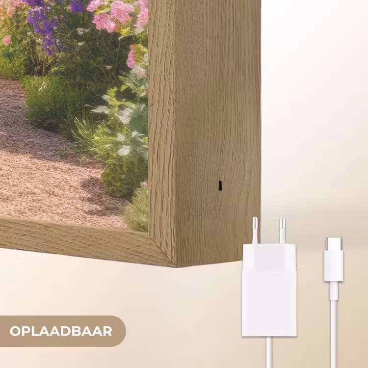 Lightbox - Wandlamp - Doorkijk - Bloemen - Kleurrijk - Natuur — 6