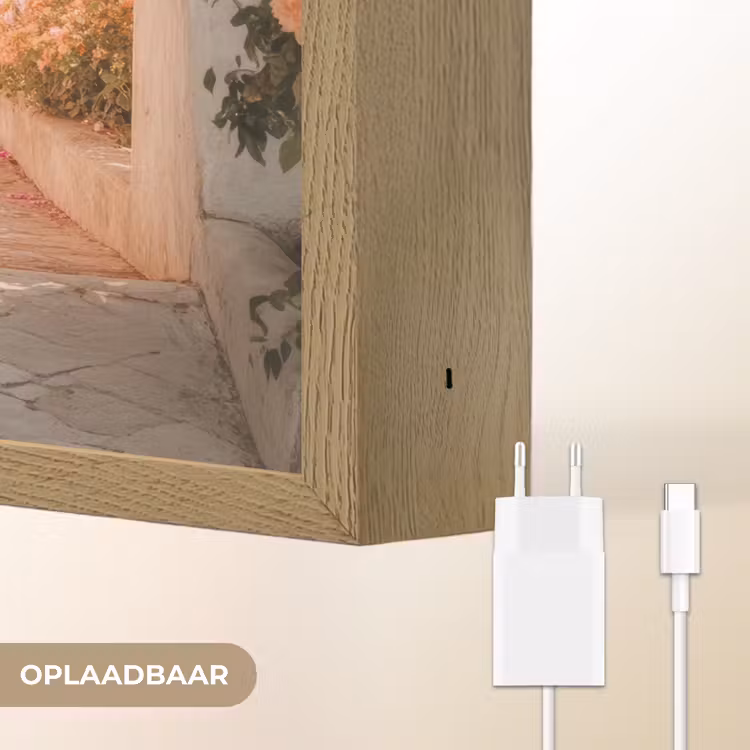 Lightbox - Wandlamp - Doorkijk - Boog - Bloemen - Pastel — 6