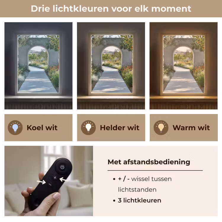 Lightbox - Wandlamp - Doorkijk - Pad - Beton - Landschap — 7