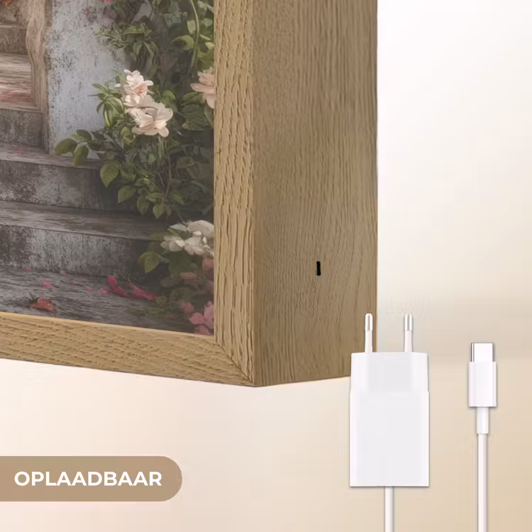 Lightbox - Wandlamp - Doorkijk - Rozen - Vintage - Poort — 6