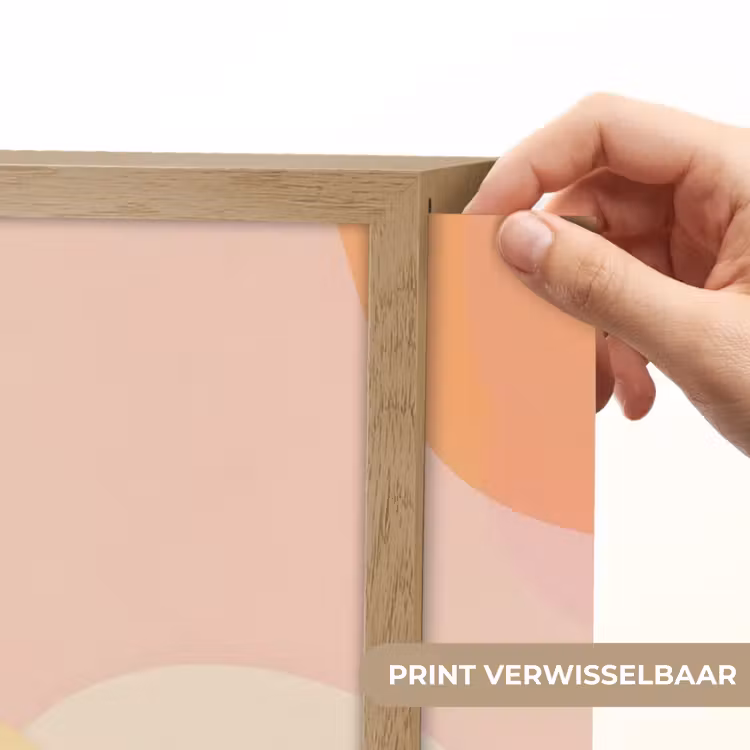 Lightbox - Wandlamp - Golvende vormen - Abstract - pastel — 5