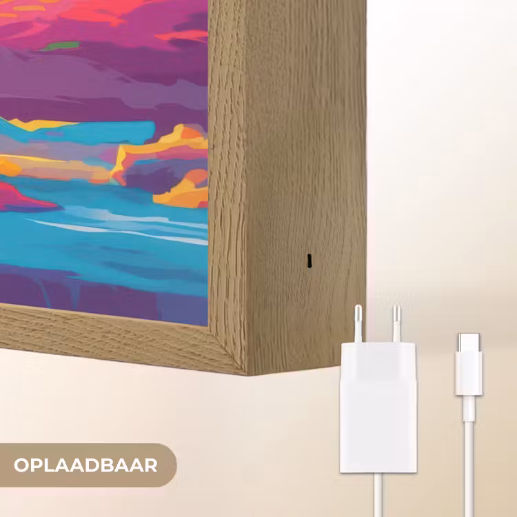 Lightbox - Wandlamp - Ijsschots - Pinguïn - Abstract - Lucht — 7