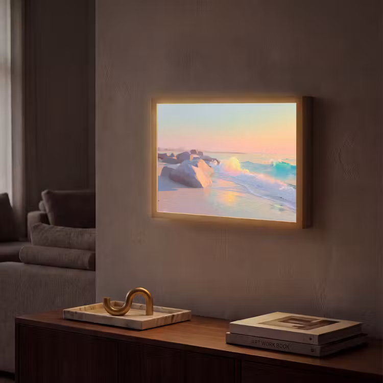Lightbox - Wandlamp - Zomerlicht - Strand - Fonkelende accenten — 2