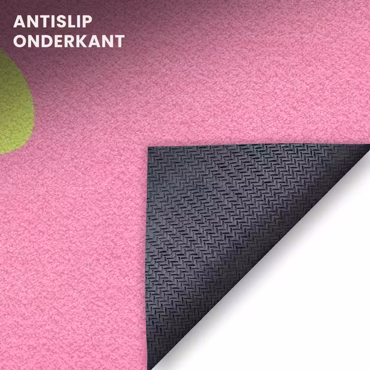 Deurmat - Bonjour - Roze - Fel groen — 6