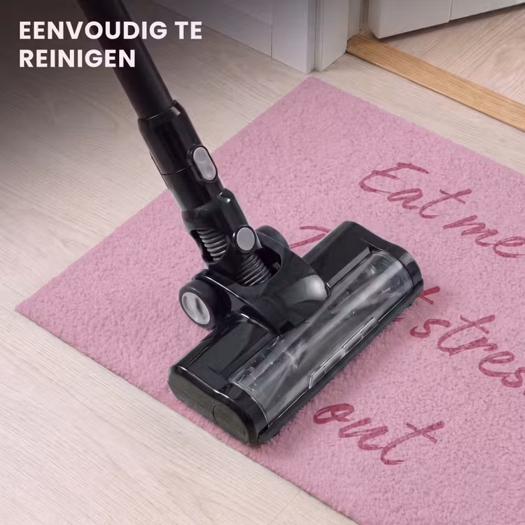 Deurmat - Eat me out don't stress me out - Roze - Handgeschreven — 9