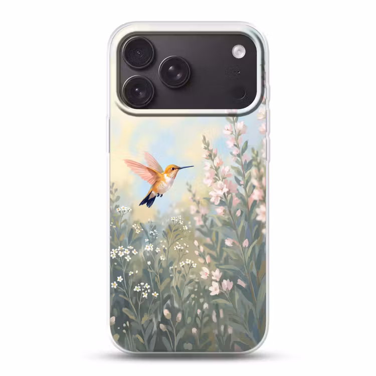 Telefoonhoesje - Kolibrie - Illustratie - Kleurrijk — 1
