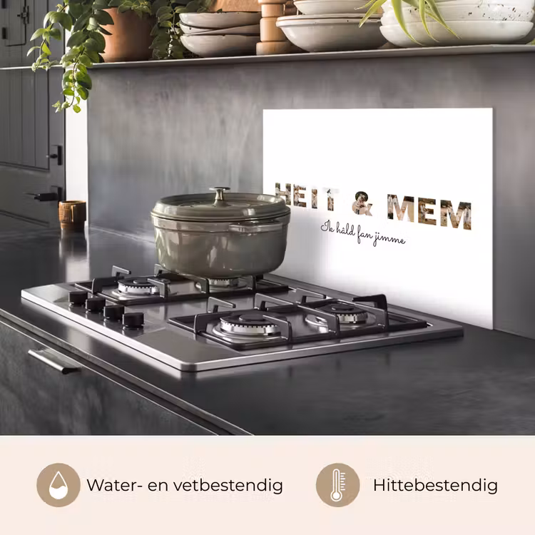 Gepersonaliseerd spatscherm - Heit & Mem - Lettercollage — 6