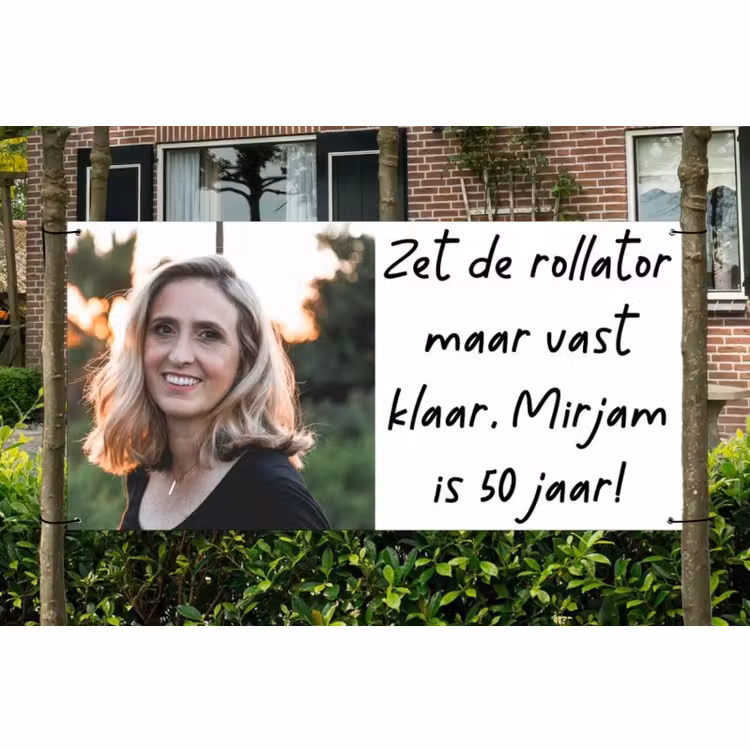 Spandoek - Verjaardag - Klassiek — 1